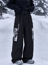 Women's Park Rider Hyper Flux Urban Graffiti Cargo Freestyle Baggy Snowboard Pants