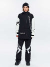 Men's High Experience Diagonal Opening Full Zipper Freestyle Snow Jacket