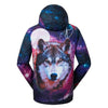Men's Gsou Snow 10k Mountains Wolf 3D Printed Snowboard Jacket - snowverb