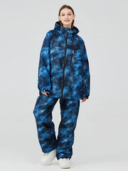 Women's Arctic Queen Cosmic Print Snowsuits Sets