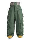 Men's Gsou Snow Luminous Edge Reflective Cargo Baggy Snow Pants
