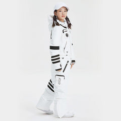 Kid's Unisex High Experience Stylish Nasa One Piece Snowboard Ski Snowsuits