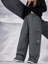 Women's Utility Wild Soul Crew Heavy Stitch Cargo Baggy Fit Snowboard Pants