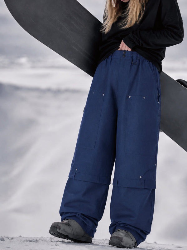 Women's Utility UrbanCraft Cargo Double Knee Snowboard Pants with Rivet-Reinforced Panels