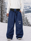 Men's Camden Punk Rivet Street Utility Cargo Snowboard Pants – Baggy Freestyle Fit