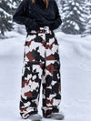 Women's Park Rider Nightline Cargo Pockets Reflective Trim Baggy Snowboard Pants