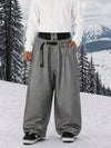 Men's Urban Vibe Workwear-Inspired Rivet-Trim Wide Fit OG Baggy Snowboard Pants