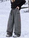 Women's Utility Techline Durable Stretch Cargo Baggy Freestyle Fit Snowboard Pants