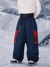 Men's Park Rider Hyper Flux Urban Graffiti Cargo Freestyle Baggy Snow Pants