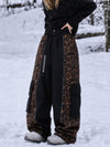 Women's Reflective Wild Motion Colorblock Extra Baggy Snowboard Pants