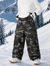 Men's Park Rider Nightline Cargo Pockets Reflective Trim Baggy Snowboard Pants