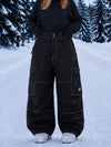 Women's Utility Wild Soul Crew Heavy Stitch Cargo Baggy Fit Snowboard Pants