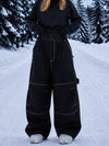 Women's Workwear UrbanCraft Enhanced Knee Mobility Design Baggy Snowboard Pants