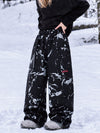 Women's Utility Techline Durable Stretch Cargo Baggy Freestyle Fit Snowboard Pants