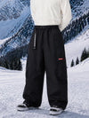 Men's Utility Techline Durable Stretch Cargo Baggy Freestyle Fit Snowboard Pants