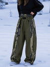 Women's Reflective Wild Motion Colorblock Extra Baggy Snowboard Pants