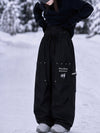 Women's Camden Punk Rivet Street Utility Cargo Snowboard Pants – Baggy Freestyle Fit