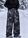 Women's Park Rider Nightline Cargo Pockets Reflective Trim Baggy Snowboard Pants