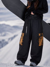 Women's Park Rider Hyper Flux Urban Graffiti Cargo Freestyle Baggy Snowboard Pants
