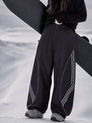 Women's Nightline Park Rider Reflective Curve Baggy Snowboard Pants