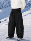 Men's Reflective Wild Motion Colorblock Extra Baggy Snowboard Pants