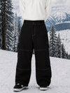 Men's Utility Wild Soul Crew Heavy Stitch Cargo Baggy Fit Snowboard Pants