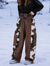 Women's Reflective Wild Motion Colorblock Extra Baggy Snowboard Pants