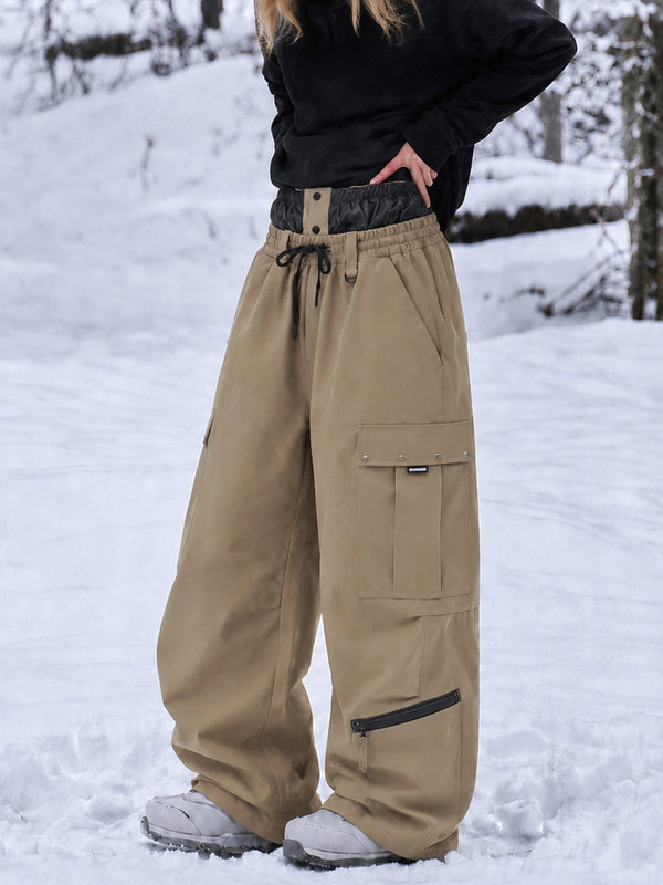 Women's Techline Workwear-Inspired Utility Cargo Snowboard Pants – Baggy Freestyle Fit