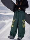 Women's Park Rider Hyper Flux Urban Graffiti Cargo Freestyle Baggy Snowboard Pants