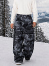 Men's Park Rider Nightline Cargo Pockets Reflective Trim Baggy Snowboard Pants