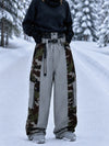 Women's Reflective Wild Motion Colorblock Extra Baggy Snowboard Pants