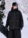 Men's UrbanCraft Workwear Utility Freestyle Snowboard Jacket – Reflective Hood & Street Style