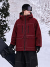Men's UrbanCraft Workwear Utility Freestyle Snowboard Jacket – Reflective Hood & Street Style