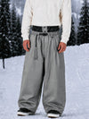 Men's Urban Vibe Workwear-Inspired Rivet-Trim Wide Fit OG Baggy Snowboard Pants