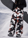 Women's Park Rider Nightline Cargo Pockets Reflective Trim Baggy Snowboard Pants