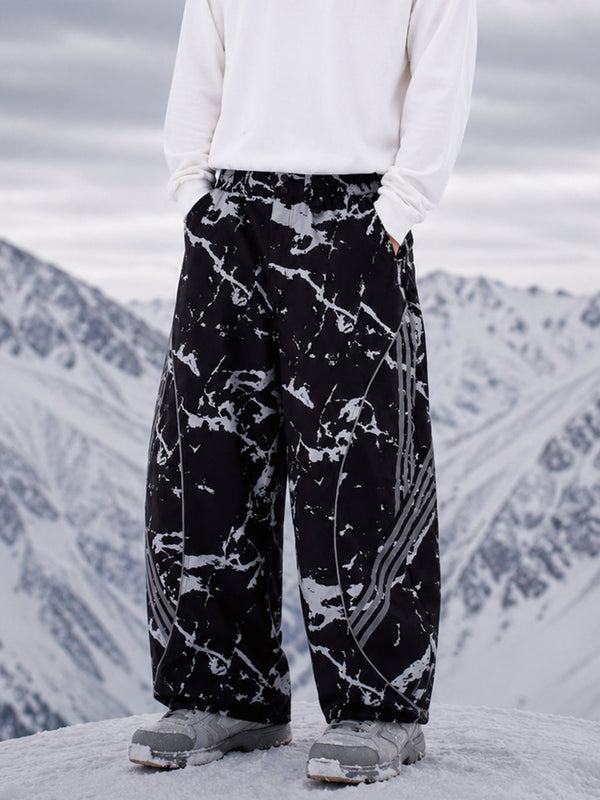 Men's Nightline Park Baggy Snow Pants with Reflective Curve