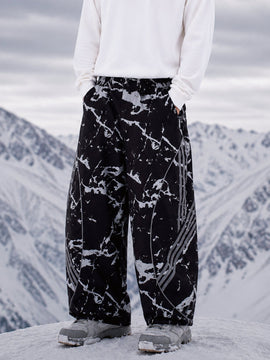 Men's Nightline Park Baggy Snow Pants with Reflective Curve
