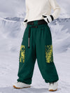 Men's Park Rider Hyper Flux Urban Graffiti Cargo Freestyle Baggy Snow Pants
