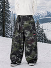 Men's Utility Techline Durable Stretch Cargo Baggy Freestyle Fit Snowboard Pants