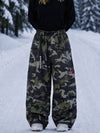 Women's Utility Techline Durable Stretch Cargo Baggy Freestyle Fit Snowboard Pants