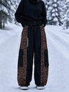 Women's Reflective Wild Motion Colorblock Extra Baggy Snowboard Pants