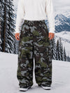 Men's Park Rider Nightline Cargo Pockets Reflective Trim Baggy Snowboard Pants
