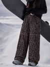 Women's Park Rider Nightline Cargo Pockets Reflective Trim Baggy Snowboard Pants