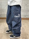 Men's John Snow Winter Warm Waterproof Hip Snowboard Denim Pants Jeans