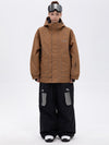 Women's NightRide Chill Reflective Snow Suit – Mountain Jacket & Baggy Cargo Pants Set