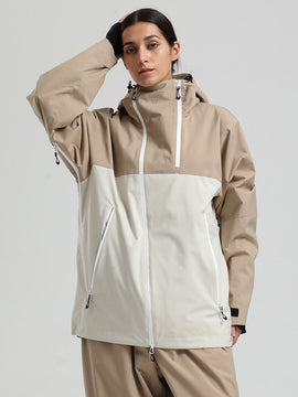 Women's Gsou Snow HyperDrive All-Season Color Block Mountain Cargo Snow Jacket