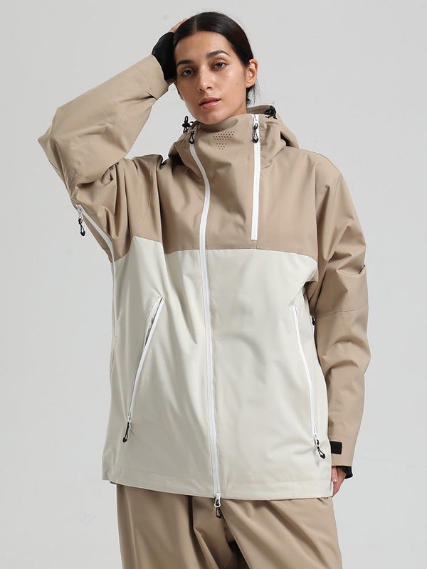 Women's Gsou Snow HyperDrive All-Season Color Block Mountain Cargo Snow Jacket