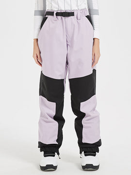 Women's Mountain Pro Waterproof 2-Tone Paneled Snowboard Pants