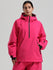 Women's Gsou Snow Durable Urban Vibe Pullover Anorak Snowboard Jacket
