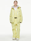 Women's Arctic Queen Mountain Windbreaker Thermal Snow Suits with Overalls Bibs